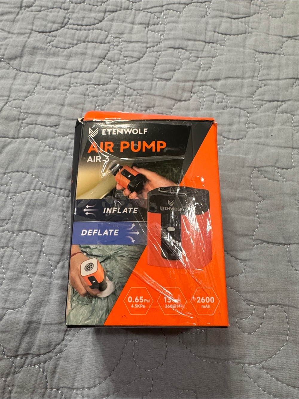 Portable Air Pump - Orange